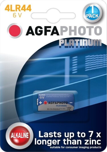 4LR44 1 stk AgfaPhoto batteri - Alkaline, 6V