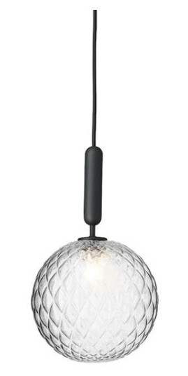 Nuura Taklampe 1 Pendel Rock Grey & Klar Stor Nuura Taklampe 1 Pendel Rock Grey & Klar Stor