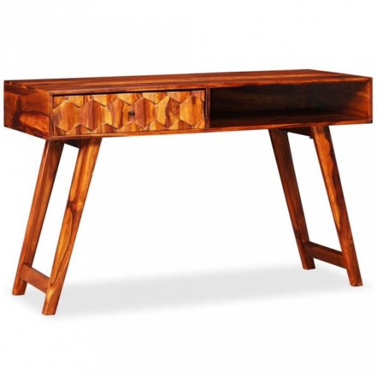 Skrivebord heltre indisk rosentre 118x50x76 cm