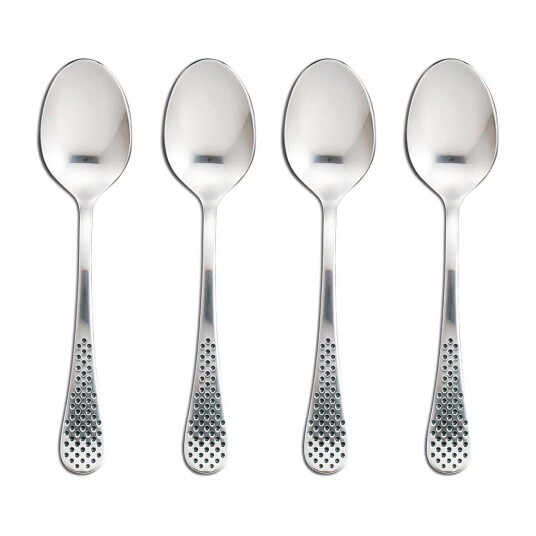Global GT-003-4 Kaffeskje 12,5 cm 4-pakning rustfritt stål