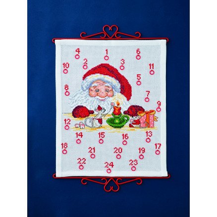 Permin Broderisett Julenisse og mus 38x46 cm