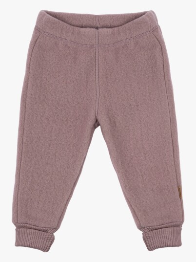 Mikk Line Fleecebukser Baby Merinoull Twilight Mauve 98