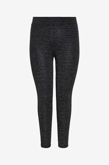 Only Carmakoma Leggings carLady Long Jrs BF Svart