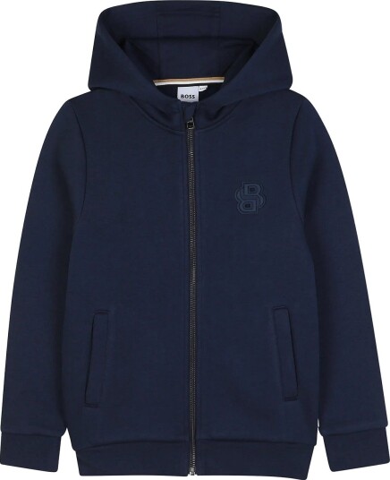 BOSS Hooded Cardigan - NAVY - 116