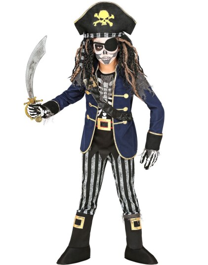 Skeleton Captain Kostyme til Barn Skeleton Captain Kostyme til Barn