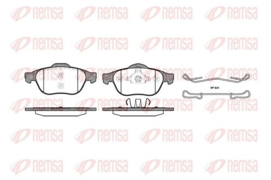 Bremseklosser REMSA 0843.00 Bremseklosser REMSA 0843.00