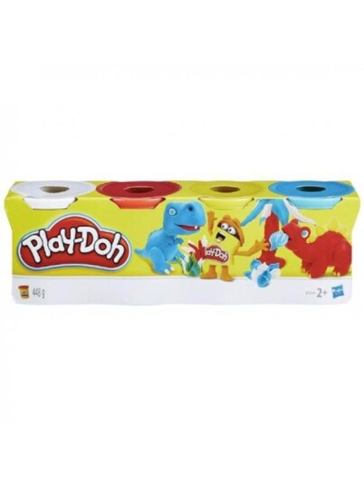 Hasbro Play-Doh 4-Pack of 4-Ounce Cans (Classic Colours)