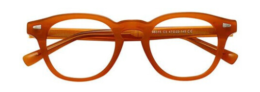 Eo Selection Briller Silck fra eo-Selection Orange plast oval Large