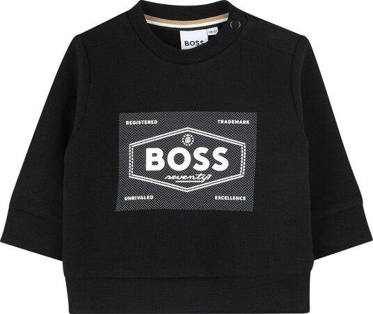 BOSS Collegegenser Svart m. Hvit BOSS 18 md Collegegenser