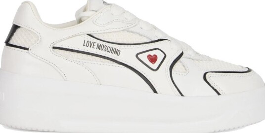 Love Moschino Dame Sko Hvit 39 EU, Love Moschino Dame Sko Hvit 39 EU,