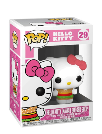 Funko Pop! Vinylfigur Hello Kitty Kawaii Burger Shop Hvit