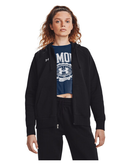 Under Armour Ua Rival Fleece Fz Hoodie - Black - XS Under Armour Ua Rival Fleece Fz Hoodie - Black - XS