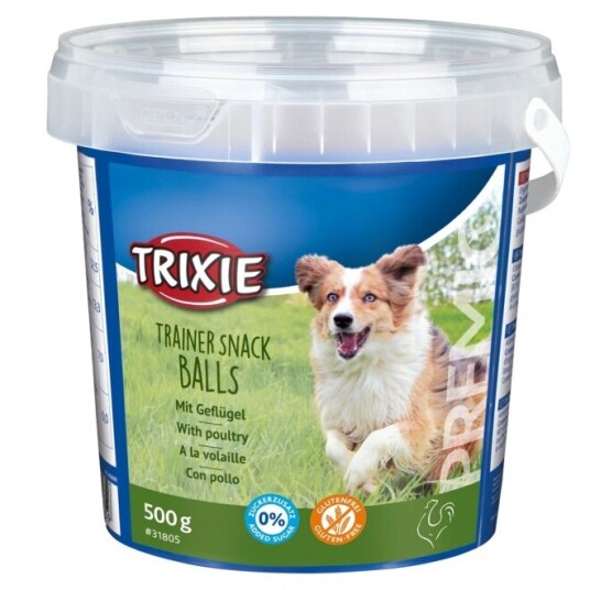 Trixie Premio Kylling Snackballer 500g - Kornfri Hundefôr Trixie Premio Kylling Snackballer 500g - Kornfri Hundefôr