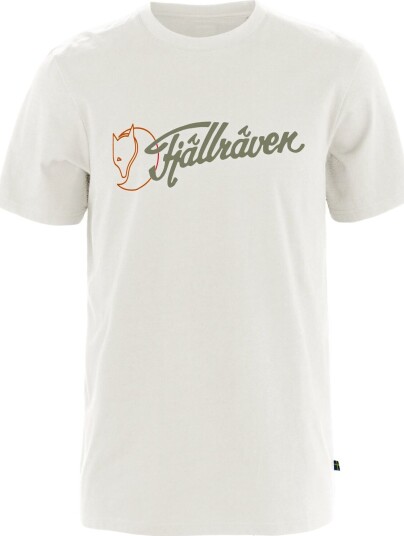 Fjellreven Men"s Archive Logo T Shirt Eggshell M
