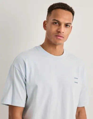 Samsøe Samsøe Joel T shirt 11415 Kortermede t shirts Blå