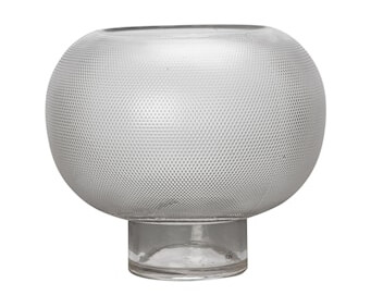 Vase Sphere Glass 24cm