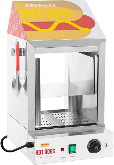 Royal Catering Pølsedamper - 100 pølser - 25 brød - 1000 W 10011586