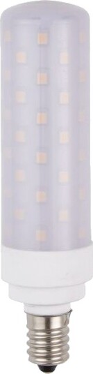 Spl E14 10W LED rørpære 11,8cm   1050lm dimbar opalt glass   Dimbar : Dimbar Kulør : Varm