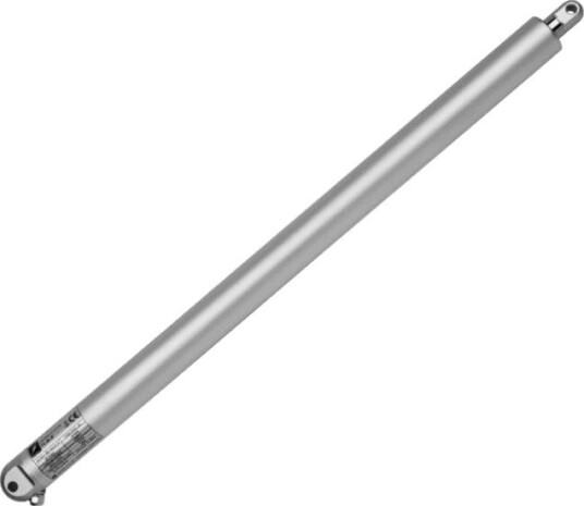 Sylindrisk aktuator 2000N /200kg 9mm/s 12V med endebrytere - 35cm slag