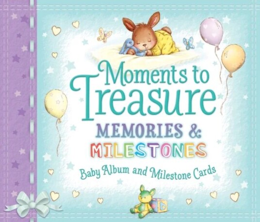 Moments To Treasure Baby Album And Milestone Cards Av Sophie Giles