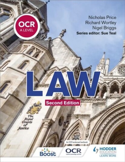 Ocr A Level Law Second Edition Av Richard Wortley, Nicholas Price