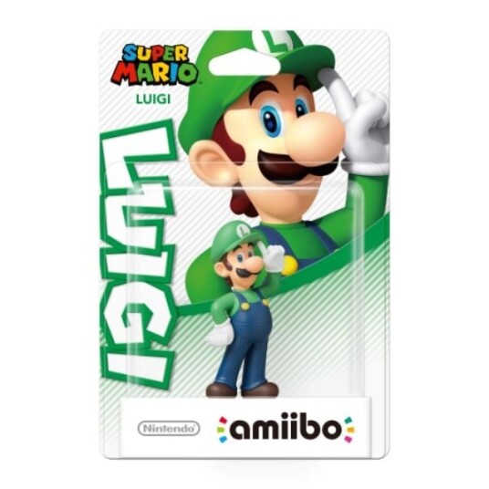 Nintendo Amiibo Luigi Figur Super Mario Bros. Samlefigur