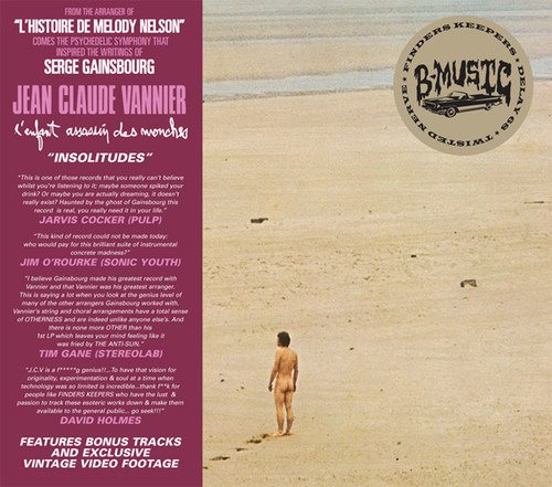 Filmmusikk, JeanClaude Vannier  L'Enfant Assassin Des Mouches  CD