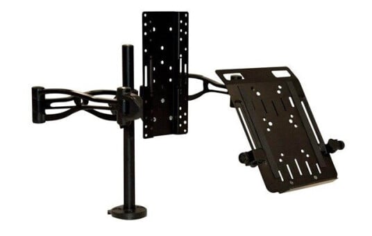 Fellowes Skjermfeste for 2 Skjermer med Justerbar Arm, Svart, 10.9 kg Fellowes Skjermfeste for 2 Skjermer med Justerbar Arm, Svart, 10.9 kg