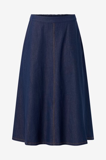 Karen By Simonsen   Denim skjørt kbDrew   Blå