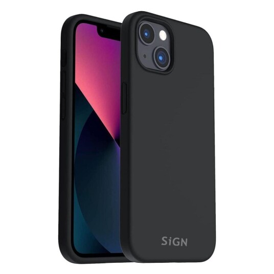 SiGN Liquid Silicone Case For Iphone 14 Plus - Svart SiGN Liquid Silicone Case For Iphone 14 Plus - Svart