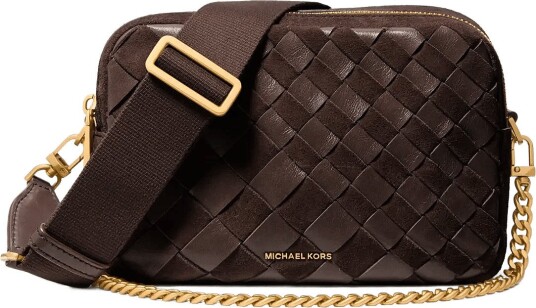 Michael Kors Md Dblzp Chn Camera Xbody CHOCOLATE One Size Michael Kors Md Dblzp Chn Camera Xbody CHOCOLATE One Size
