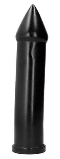 All Black Anal Dildo 24 cm