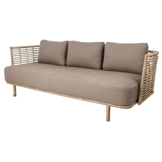 Cane line Sense 3 seters sofa Taupe Cane line Sense 3 seters sofa Taupe