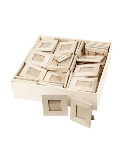 Creativ Company Wooden Frame 2 Different Sizes 80pcs.
