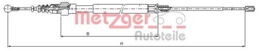 Bremsewire METZGER 10.7509