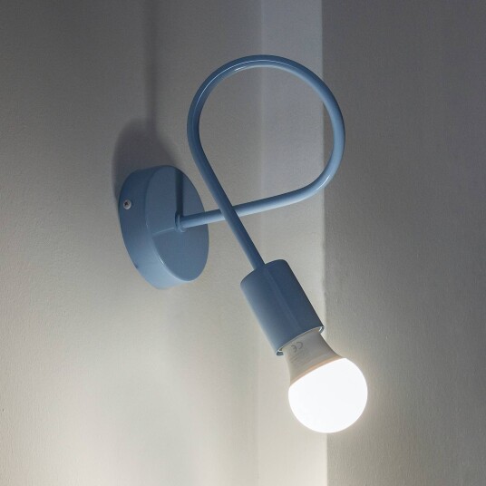 Vegglampe Oxford HELAM dimbar Blå Stue / spisestue Metall Moderne