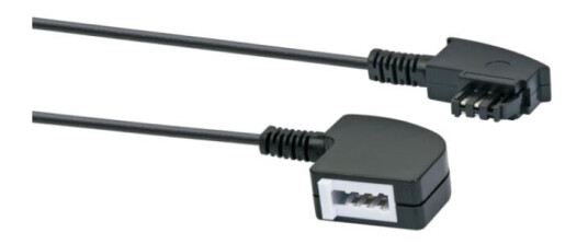 SCHWAIGER Telefonkabel Verl. TAE-N 6P4C -> TAE-N 6P4C 10m