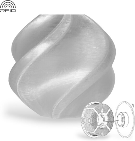 Bambu Lab Petg Translucent Refill Clear