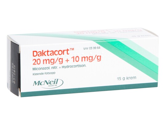 Daktacort 20 mg/g + 10 mg/g krem 15 g