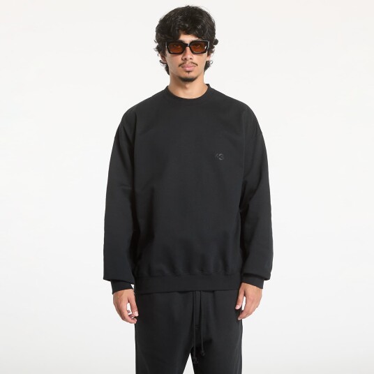 Sweatshirt Y 3 Brushed Terry Crew Sweatshirt UNISEX Black XS