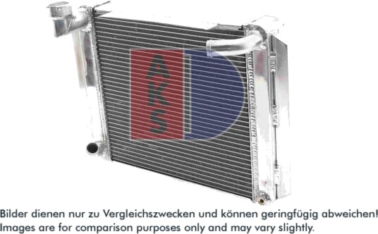 AKS DASIS 020045AL Radiator motorkjøling