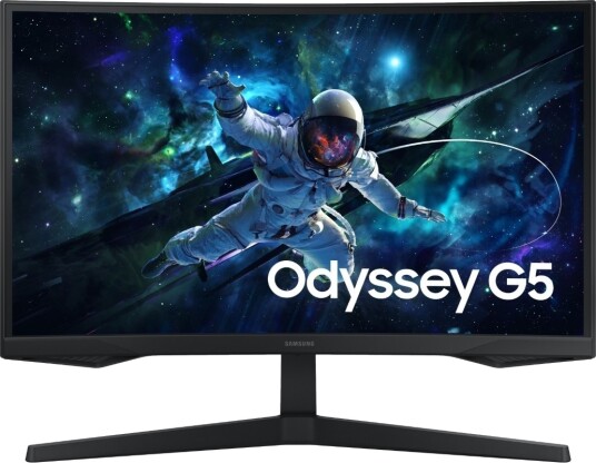 Samsung Odyssey G5 27" QHD Gaming Skjerm 165Hz Buet Svart