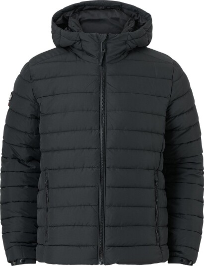 Superdry Pufferjakke Hood Fuji Midweight Padded Jkt Svart Superdry Pufferjakke Hood Fuji Midweight Padded Jkt Svart