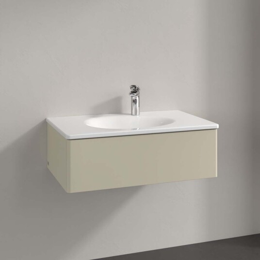 Villeroy & Boch  Antao Servantskap med 1 skuff 78,8x49,6x25,6 cm m/lys Grå Matt