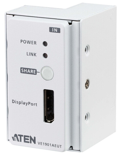 ATEN VE1901AEUT - video/lyd/seriell-forlenger - RS-232, DisplayPort, HDBaseT Lite ATEN VE1901AEUT - video/lyd/seriell-forlenger - RS-232, DisplayPort, HDBaseT Lite