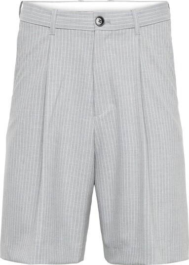 Weekday Uno Loose Suit Shorts   Grey   46