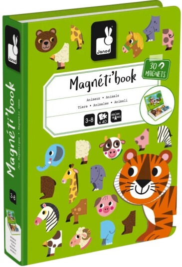 Janod Magneti'Book Dyr Magnetsett 30 Stk Janod Magneti'Book Dyr Magnetsett 30 Stk