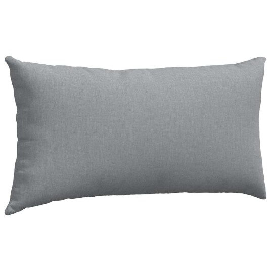 Sofaputer 2 pcs Lysegrå 80 x 40 cm stoff