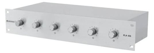 Omnitronic Pa 6-Zone Stereo Vol Cont10w Sil
