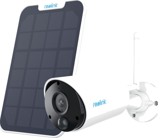 Reolink Ip Kamera Med Solcellepanel Argus Eco B320 3mp 6x Digital Zoom Innendørs/Utendørs Hvit
